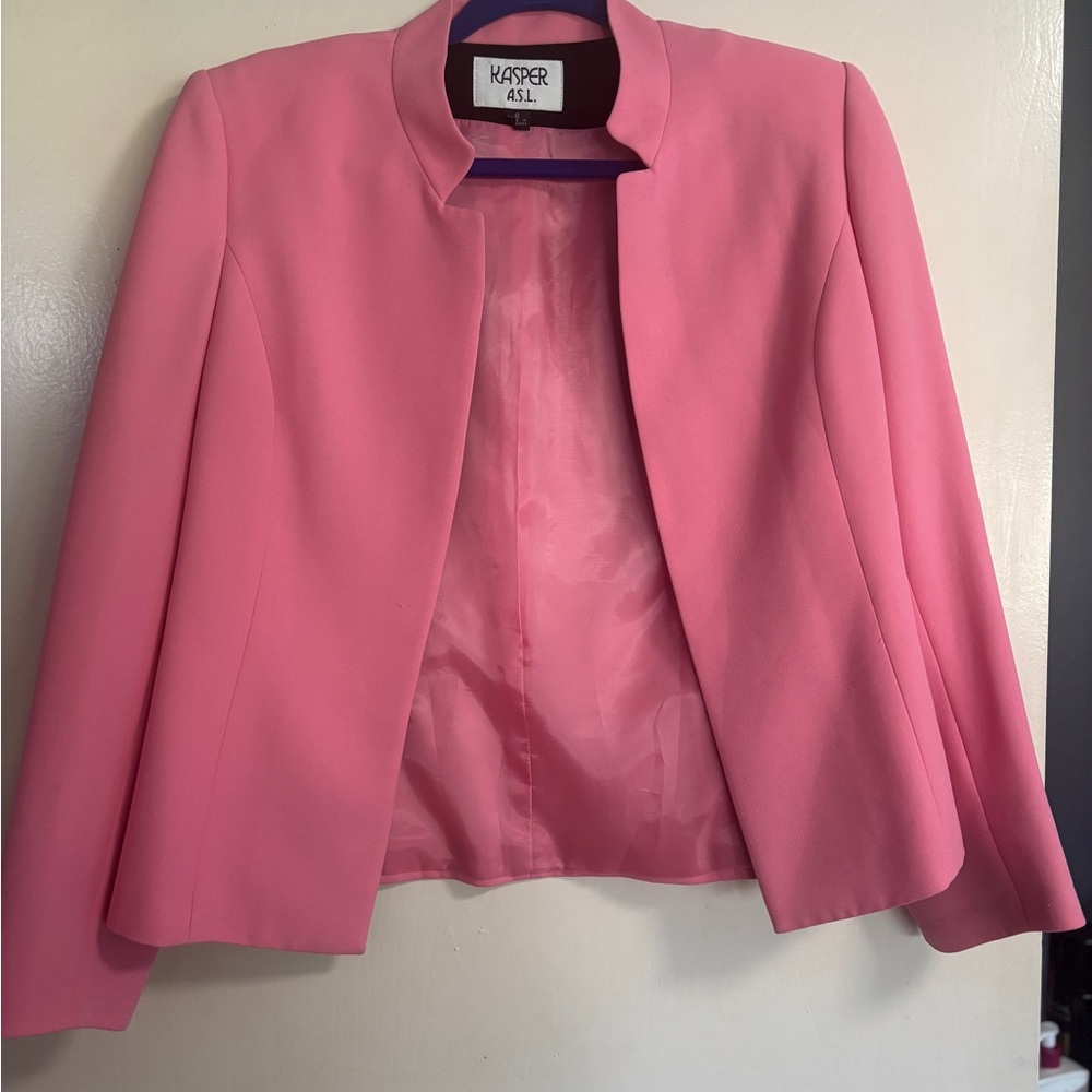 Vintage Kasper ASL pink blazer jacket - Size 8